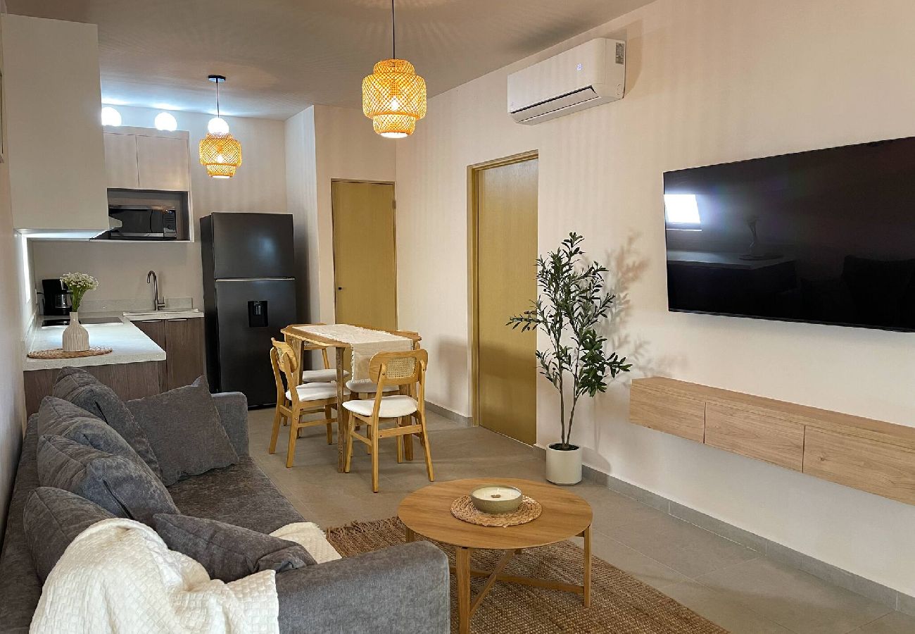 Departamento en Mazatlán - Malecón a 300 m | Alberca y fogatero 