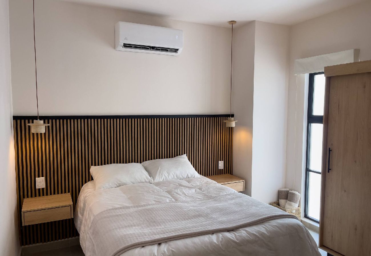 Departamento en Mazatlán - Malecón a 300 m | Alberca y fogatero 