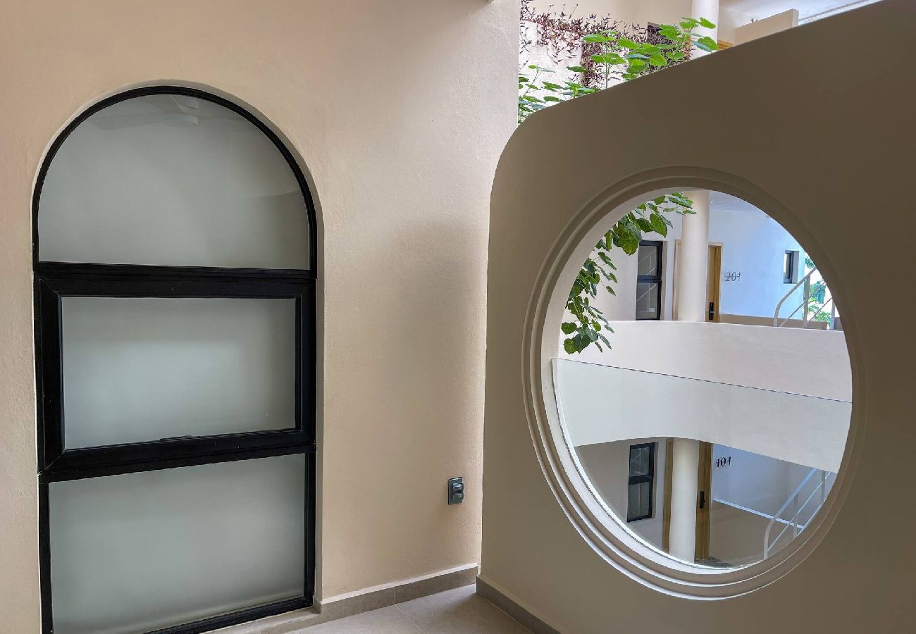 Departamento en Mazatlán - Malecón a 300 m | Alberca y fogatero 