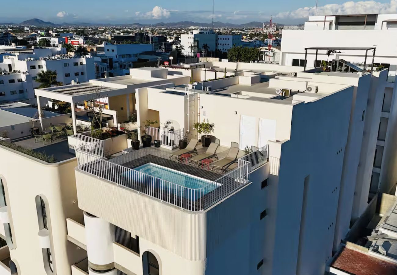 Departamento en Mazatlán - Malecón a 300 m | Alberca y fogatero 
