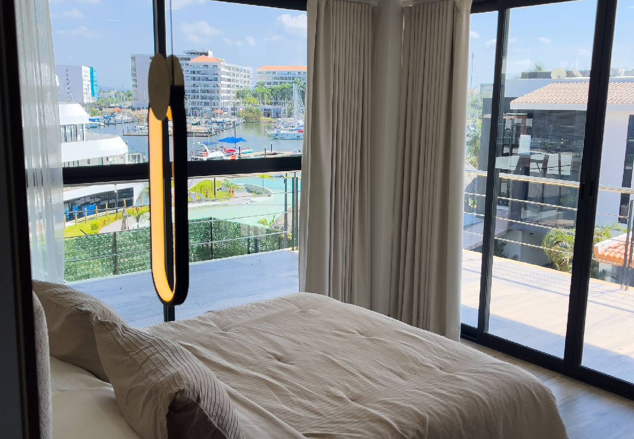 Departamento en Mazatlán - Marina Luxury · Wide Yacht View