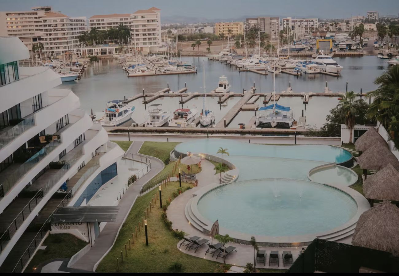 Departamento en Mazatlán - Encanto Club de Yates · Wide Yacht View