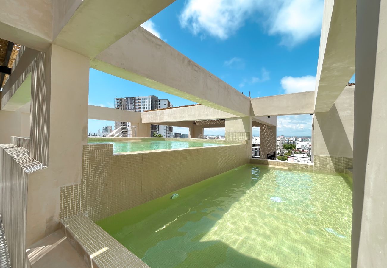 Estudio en Mazatlán - Estudio amplio a 550m de la playa