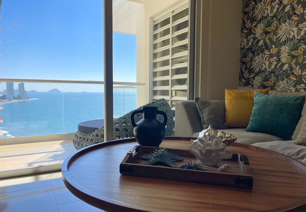 Departamento en Mazatlán - 2BR Oceanfront Stylish Condo