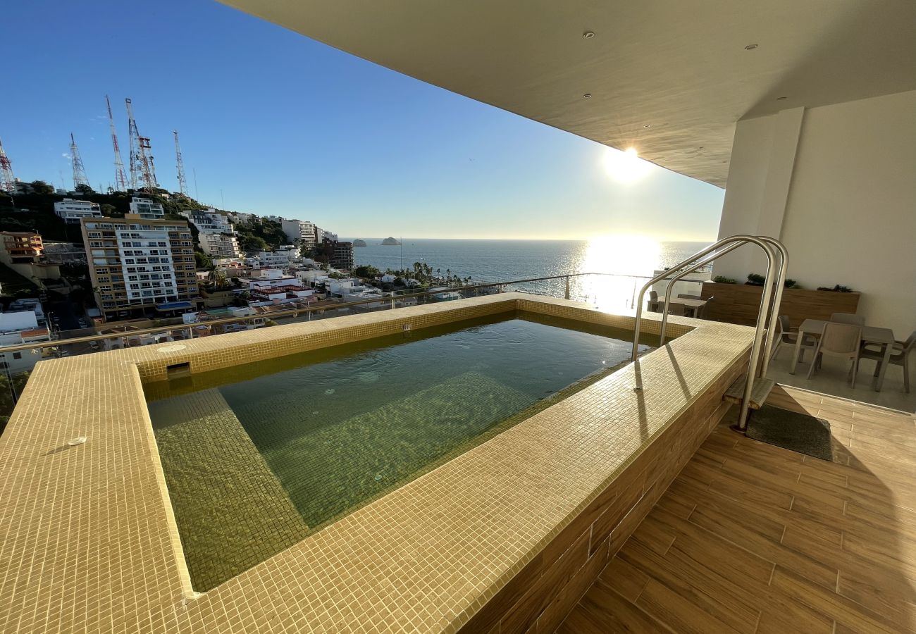 Apartment in Mazatlán - Malecon Ocean View · 2BR Stylish Condo