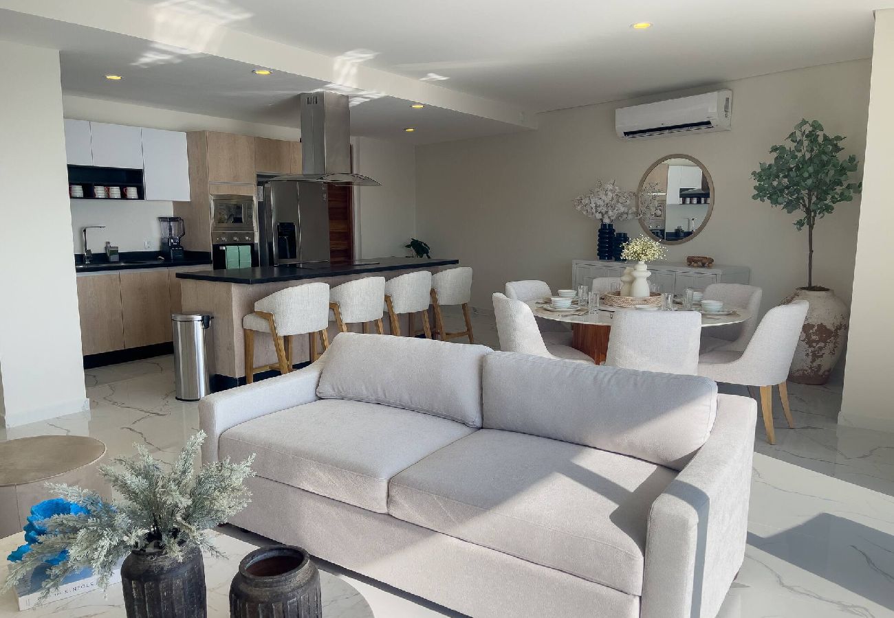 Apartment in Mazatlán - Oceanfront Luxury · 3BR Beach Apartment