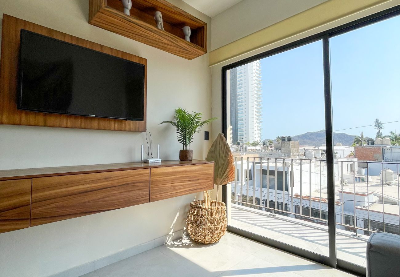Apartment in Mazatlán - Cozy apartment, 260 m from the beach in Golden Zone